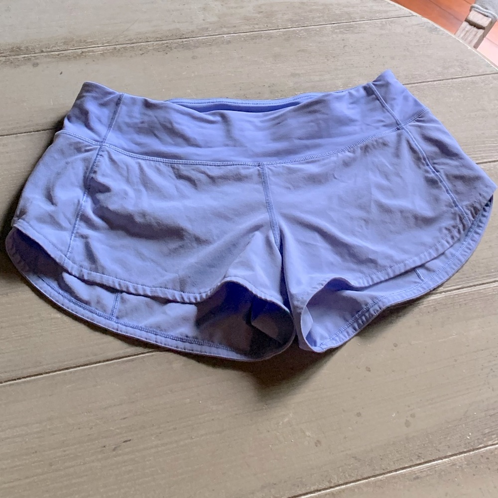 Lululemon Liliac purple shorts